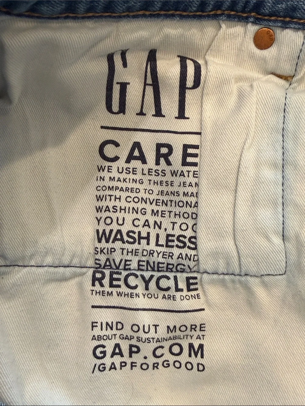 GAP Faded Light Blue Skinny Jeans